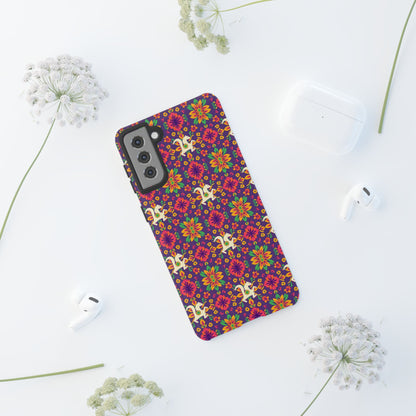 Tough Cases, Aquarius, Zodiac v1, Flower Pattern