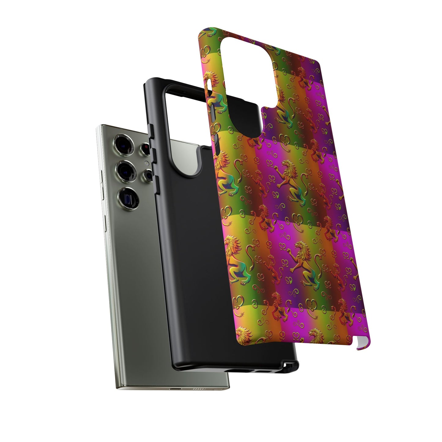 Tough Cases, Leo, Zodiac v1, Metal Pattern