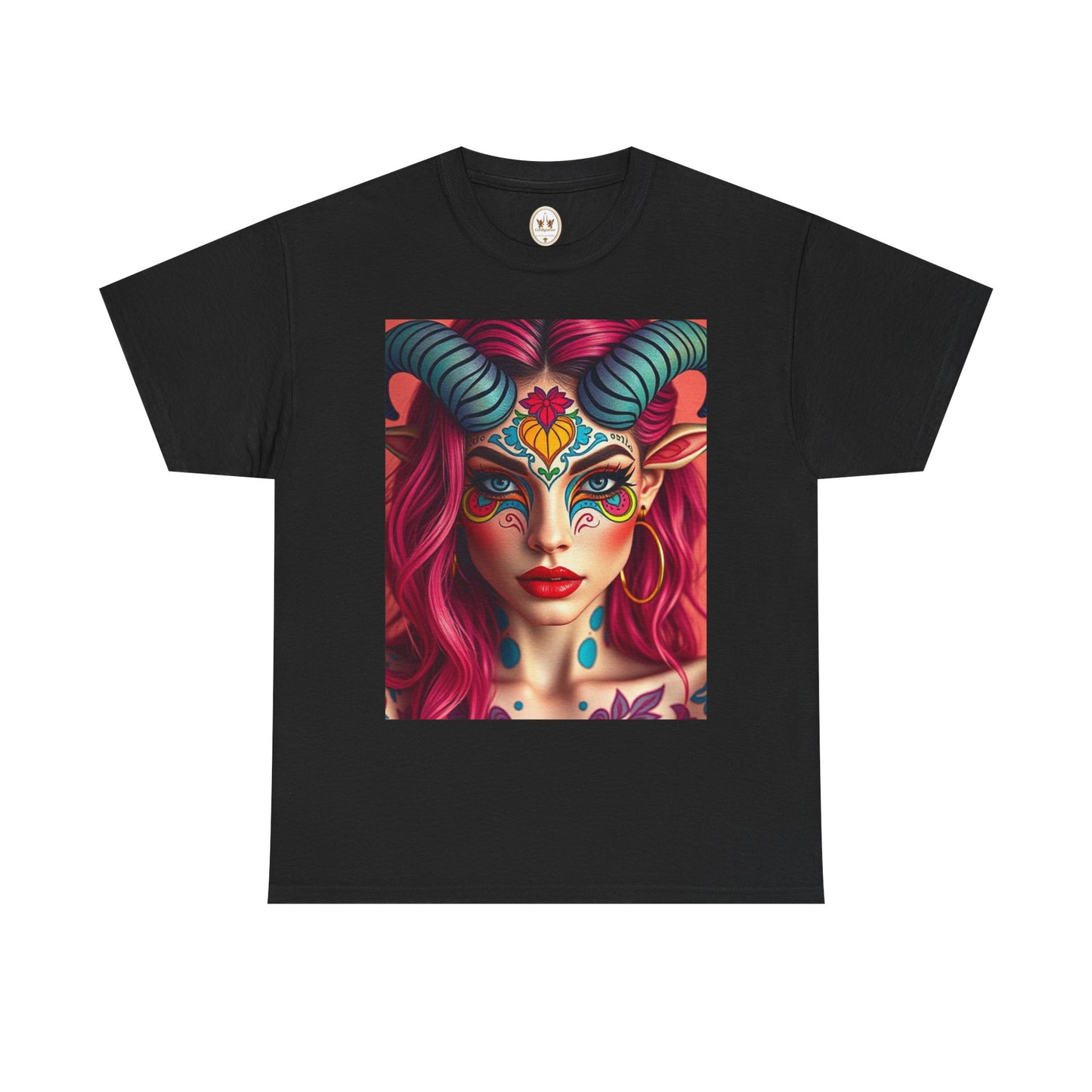 Unisex Heavy Cotton T-Shirt, Taurus, Zodiac, Sexy Art