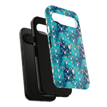 Tough Cases, Aries, Zodiac v1, Bubble Pattern