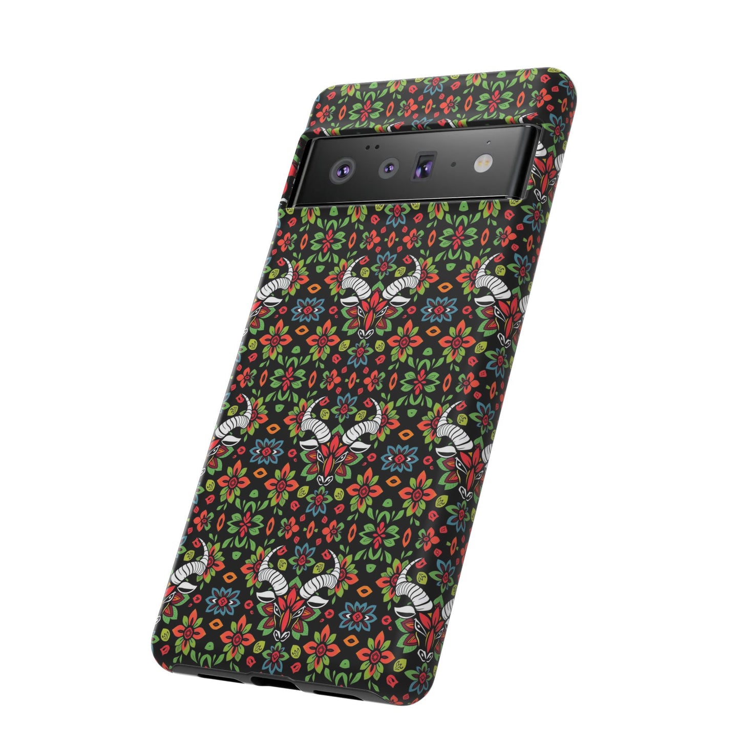 Tough Cases, Taurus, Zodiac v2, Flower Pattern