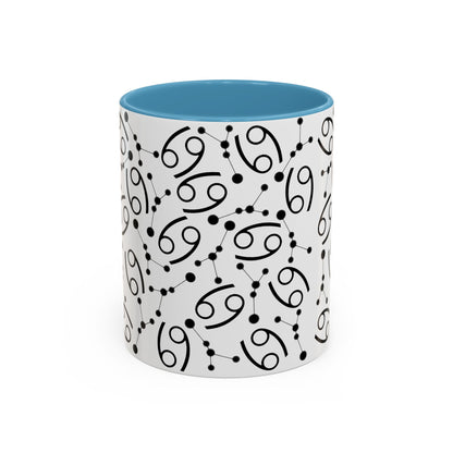 Accent Coffee Mug with the Cancer sign (11, 15oz)