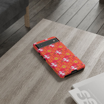 Tough Cases, Leo, Zodiac v4, Flower Pattern