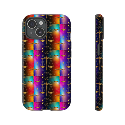 Tough Cases, Libra, Zodiac v1, Metal Pattern