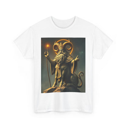 Unisex Heavy Cotton T-Shirt, Taurus God, Zodiac Design