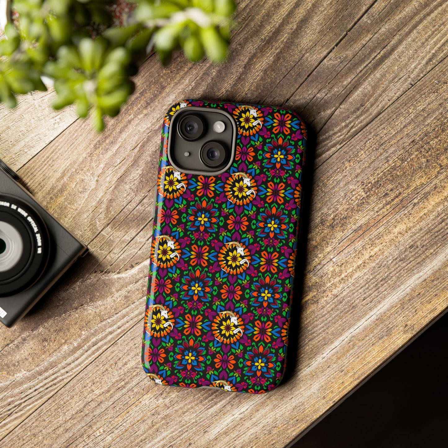 Tough Cases, Capricorn, Zodiac v2, Flower Pattern