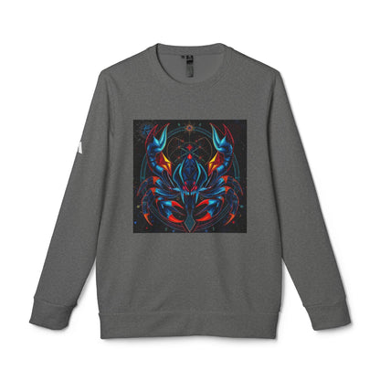 Adidas, Unisex Fleece Crewneck Sweatshirt, Scorpio, Pop Art, Zodiac