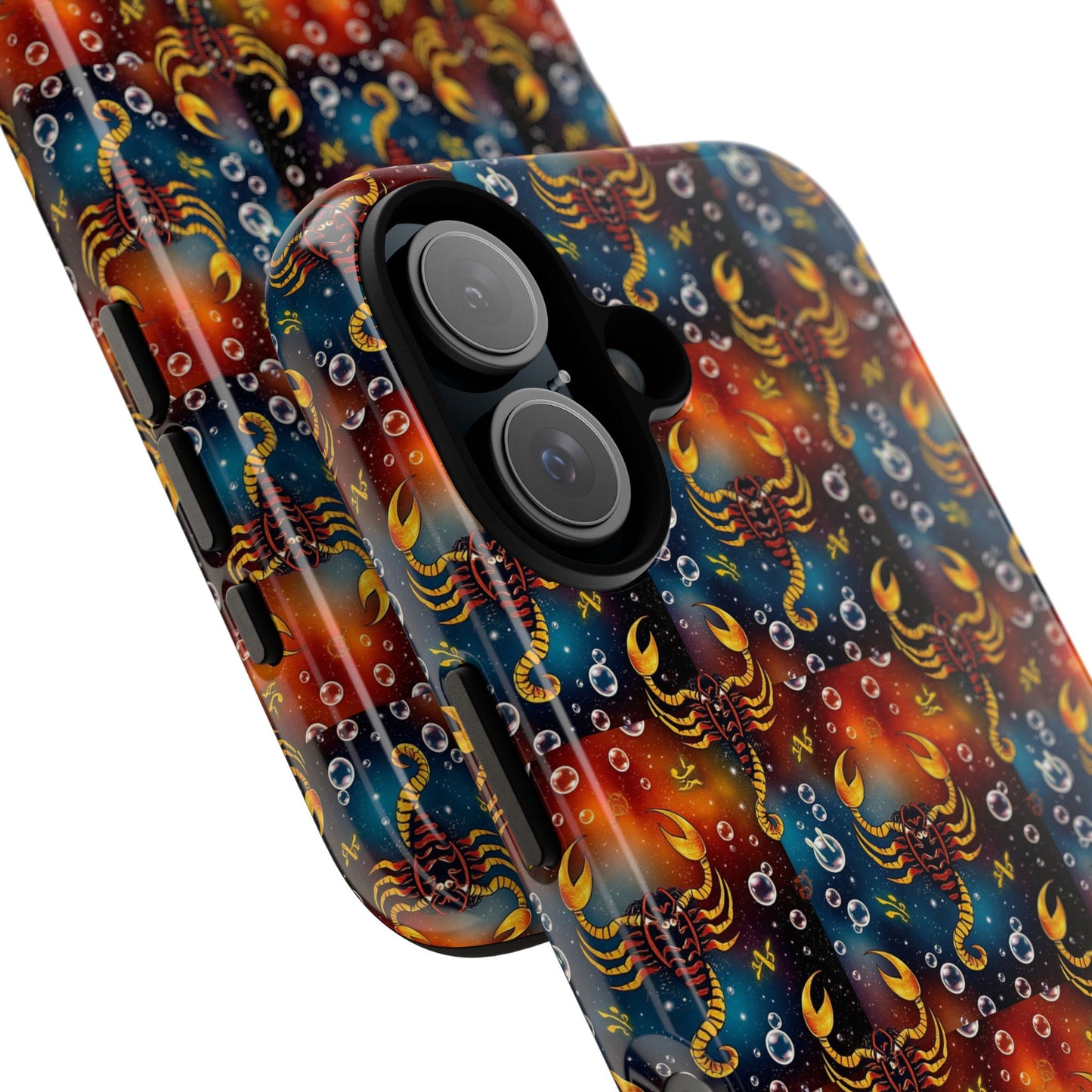 Tough Cases, Scorpio, Zodiac v2, Bubble Pattern