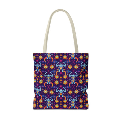 Tote Bag (AOP), Taurus, Zodiac, Jewel Pattern