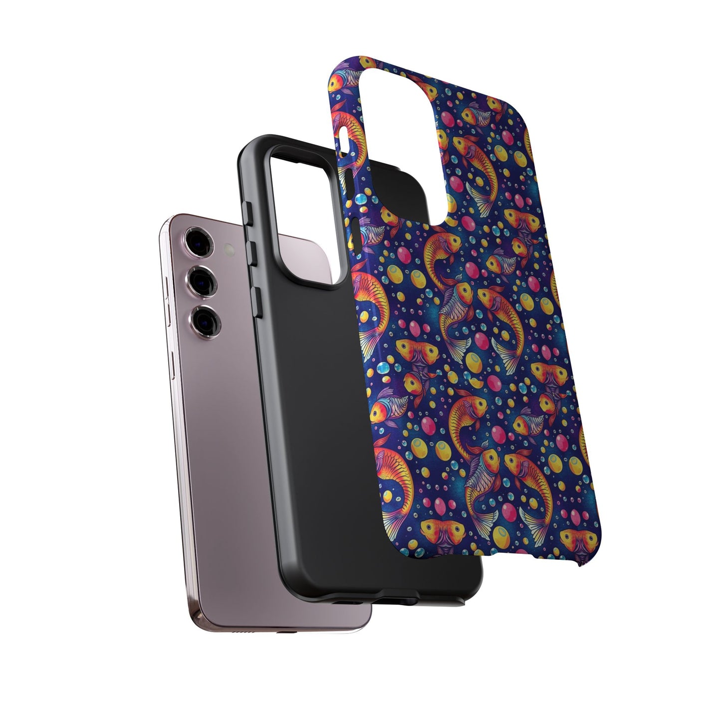 Tough Cases, Pisces, Zodiac, Bubble Pattern