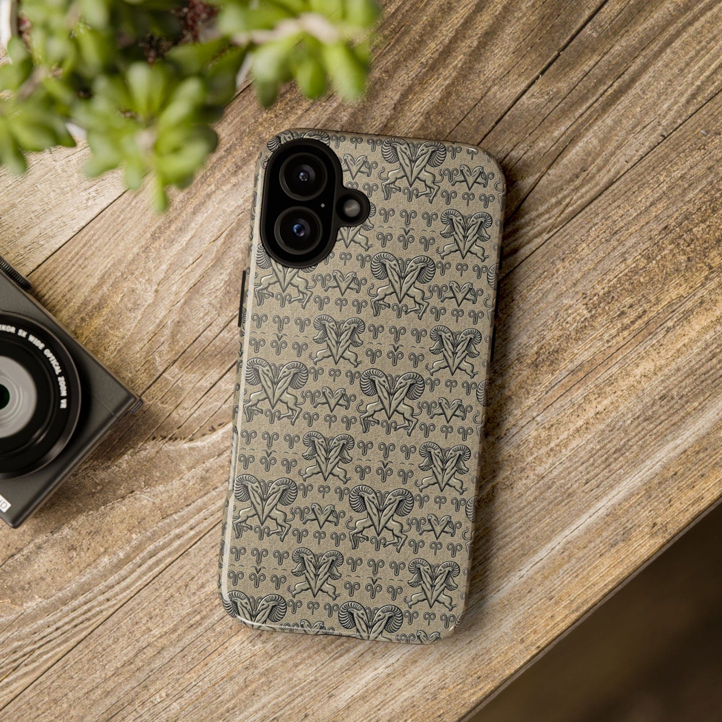 Tough Cases, Aries, Zodiac, Metal Pattern