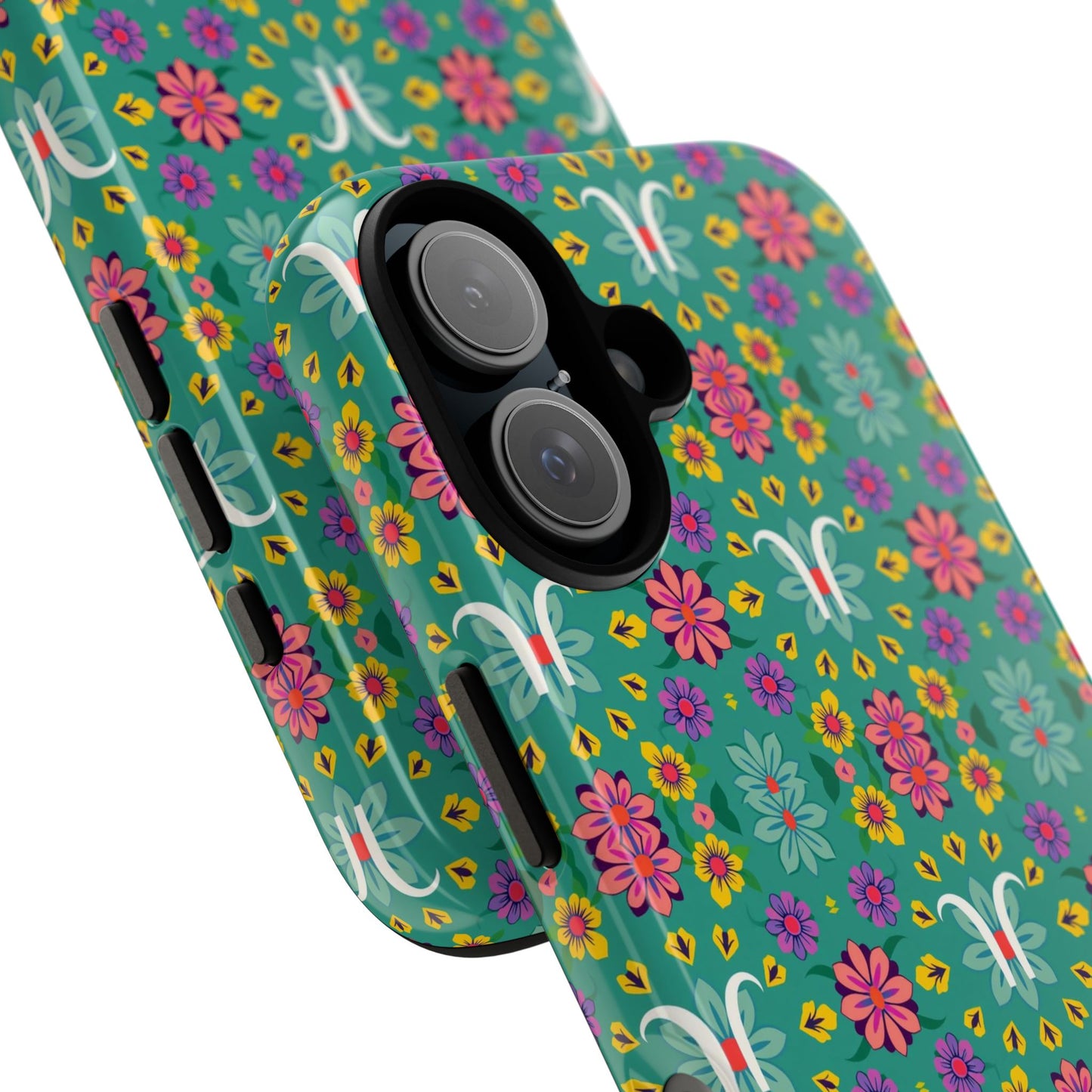 Tough Cases, Aquarius, Zodiac v4, Flower Pattern