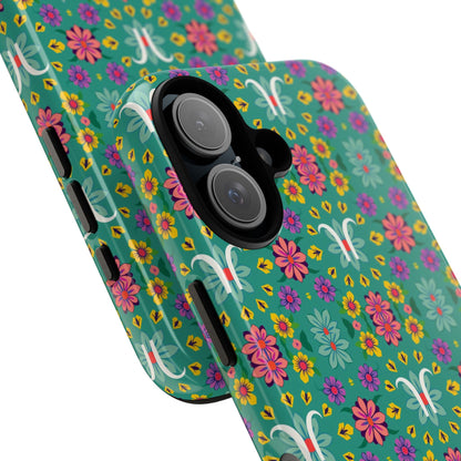 Tough Cases, Aquarius, Zodiac v4, Flower Pattern
