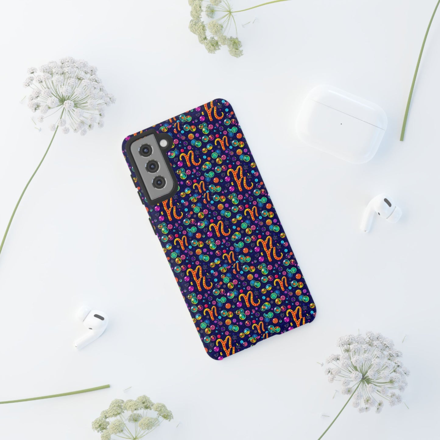 Tough Cases, Aquarius, Zodiac, Bubble Pattern