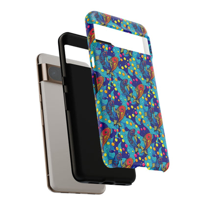 Tough Cases, Pisces, Zodiac v2, Bubble Pattern