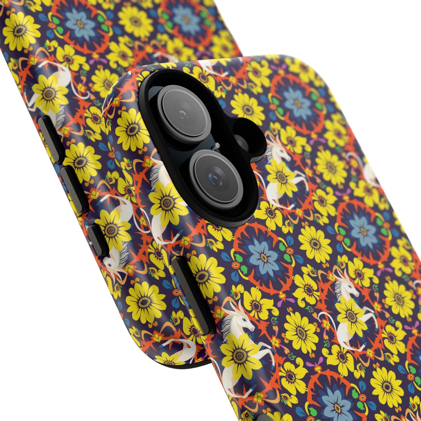 Tough Cases, Aquarius, Zodiac v3, Flower Pattern