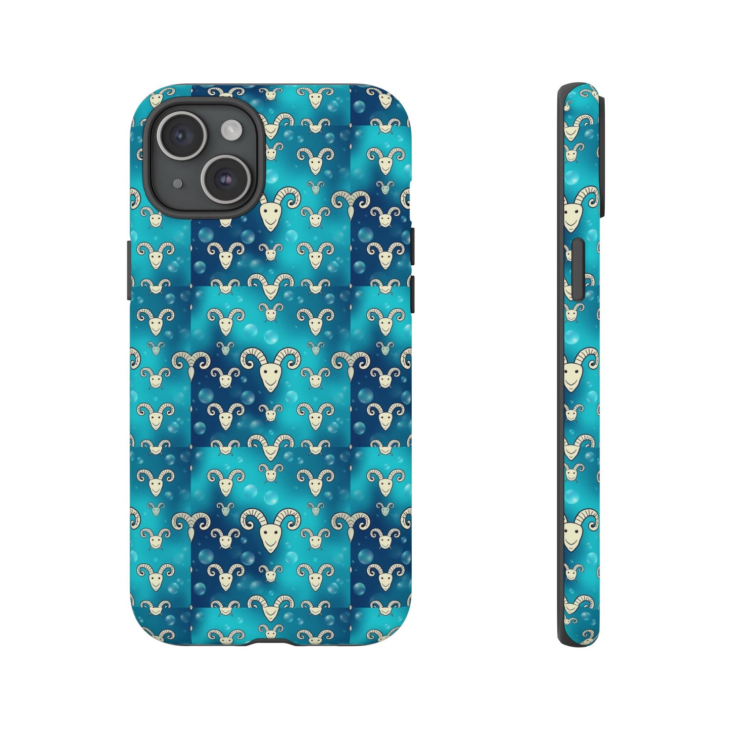 Tough Cases, Aries, Zodiac v1, Bubble Pattern