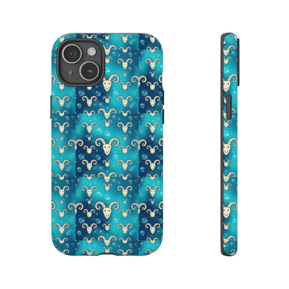 Tough Cases, Aries, Zodiac v1, Bubble Pattern