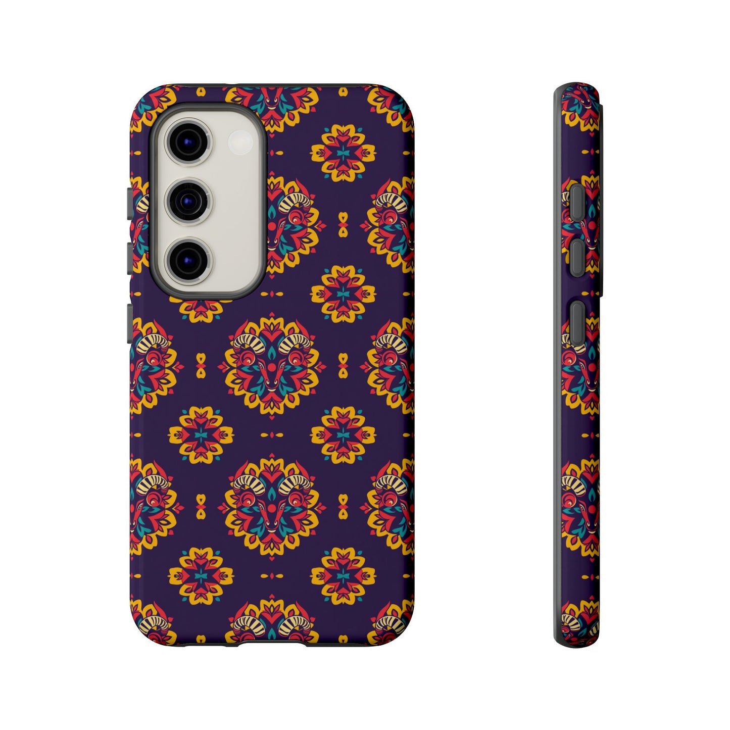 Tough Cases, Taurus, Zodiac, Flower Pattern