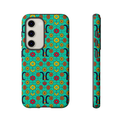 Tough Cases, Aquarius, Zodiac v2, Flower Pattern