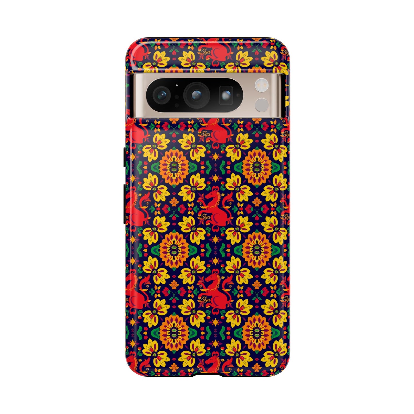 Tough Cases, Virgo, Zodiac v2, Flower Pattern