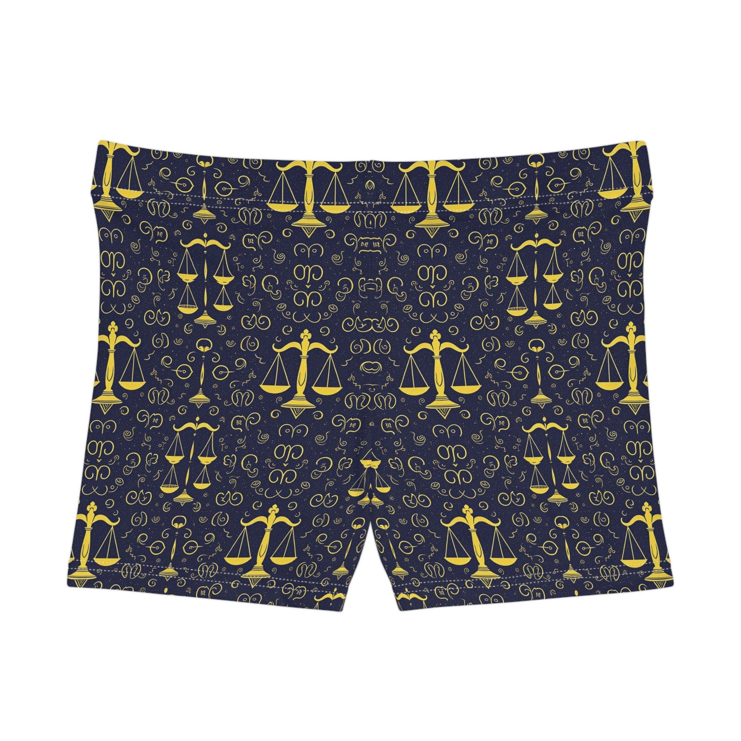 Women's Shorts, AOP, Libra, Zodiac, Pattern