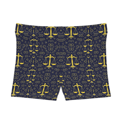 Women's Shorts, AOP, Libra, Zodiac, Pattern