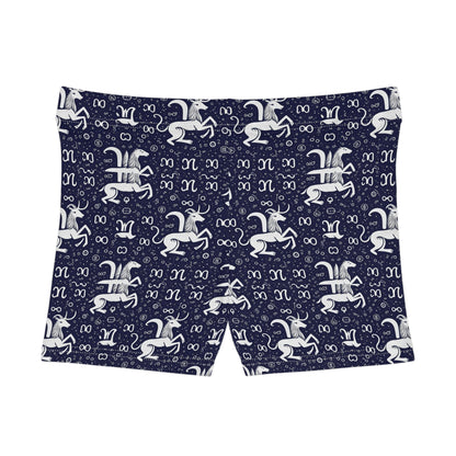 Women's Shorts, AOP, Aquarius, Zodiac, Pattern