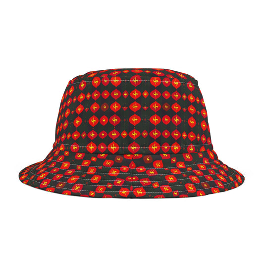 Bucket Hat, (AOP), Sagittarius, Zodiac, Shape Pattern