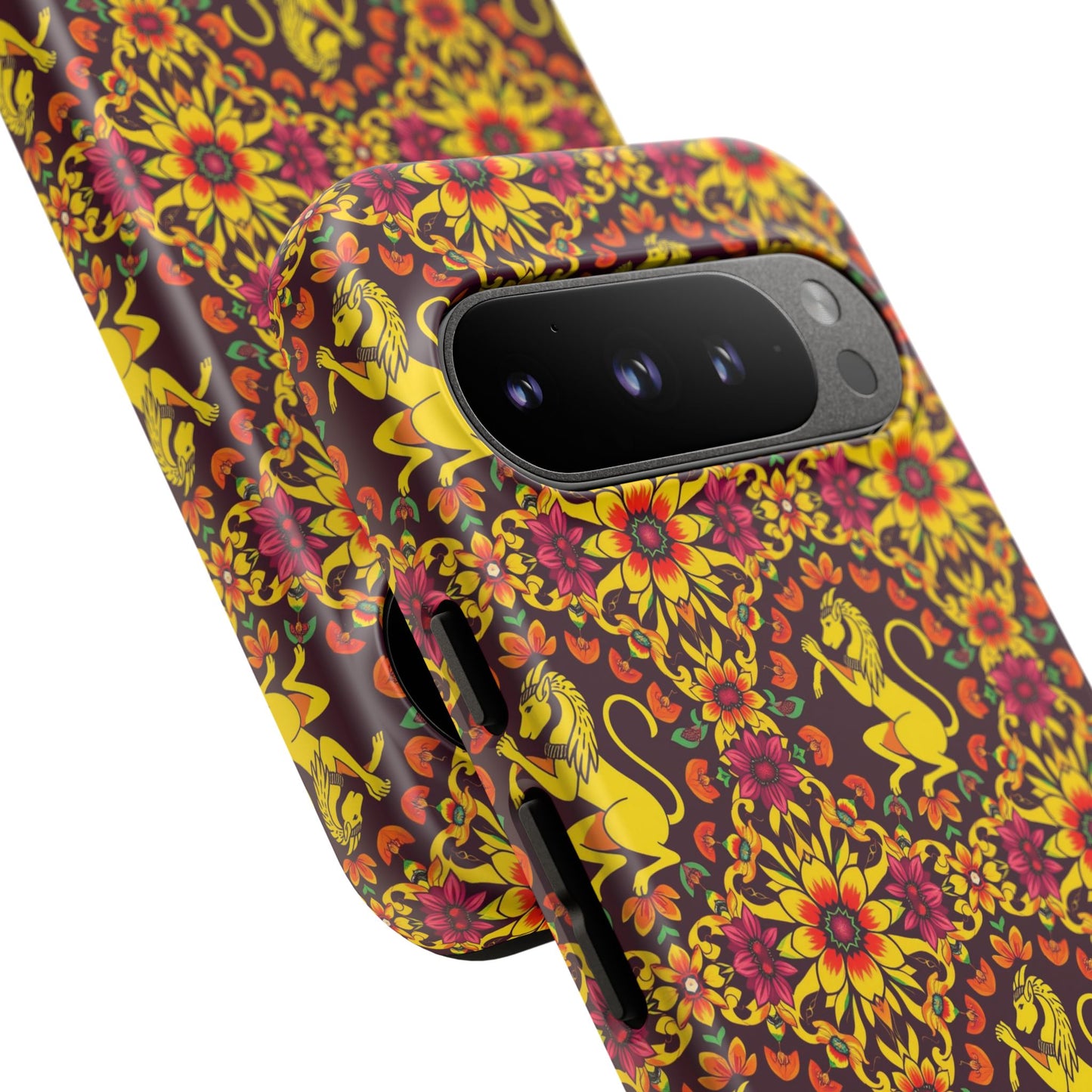 Tough Cases, Virgo, Zodiac v1, Flower Pattern
