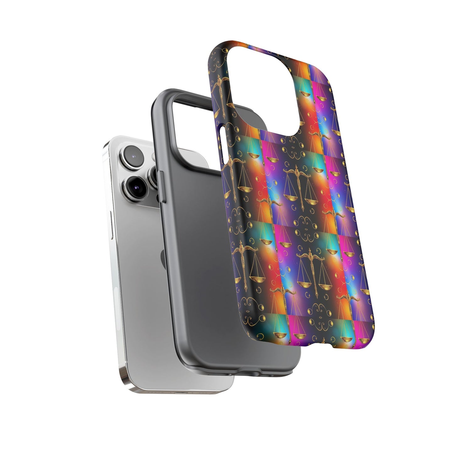 Tough Cases, Libra, Zodiac v1, Metal Pattern