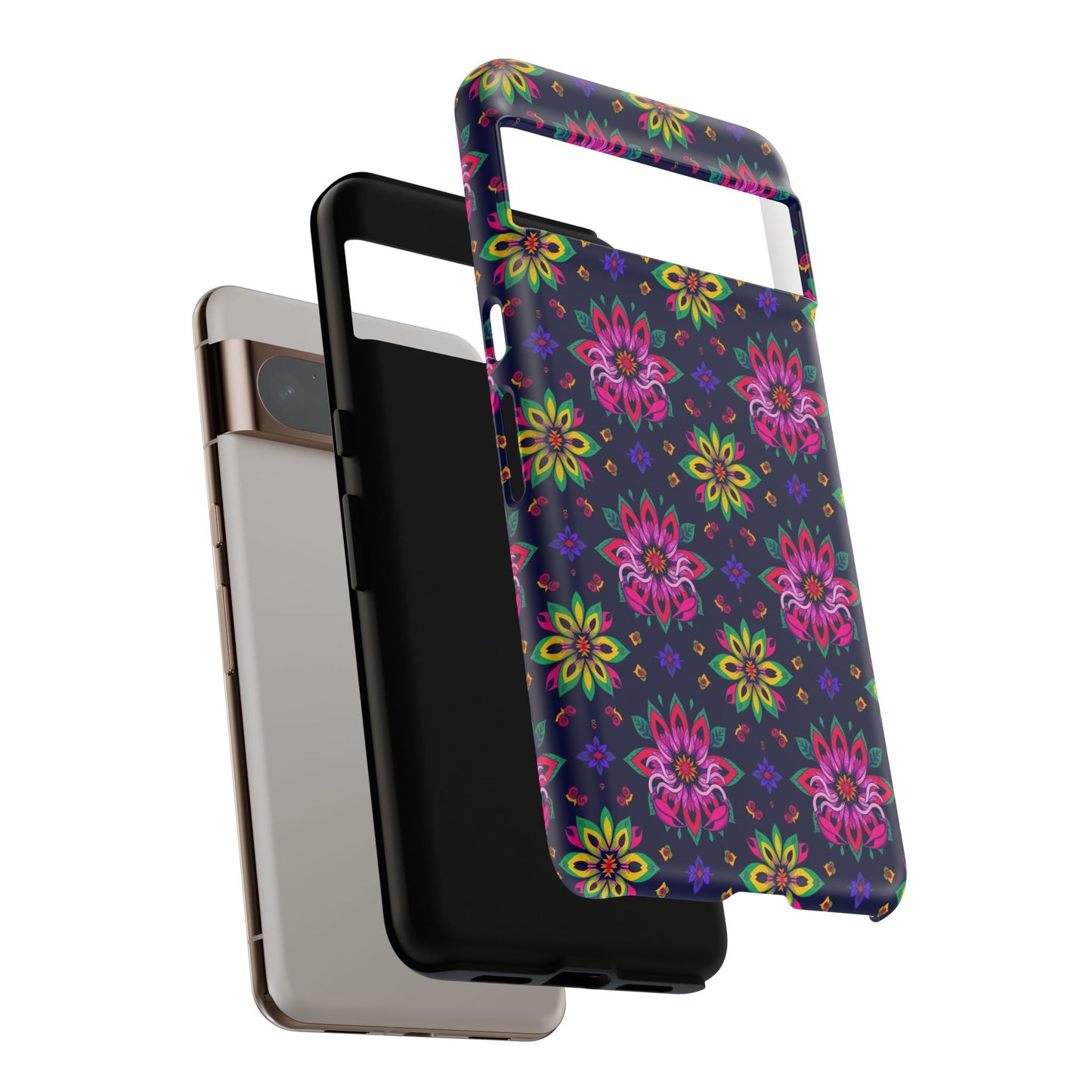 Tough Cases, Scorpio, Zodiac v4, Flower Pattern