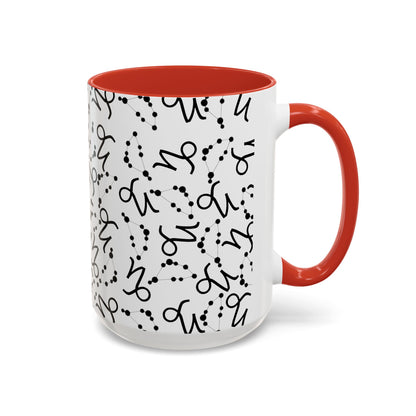 Accent Coffee Mug with the Capricorn sign (11, 15oz)