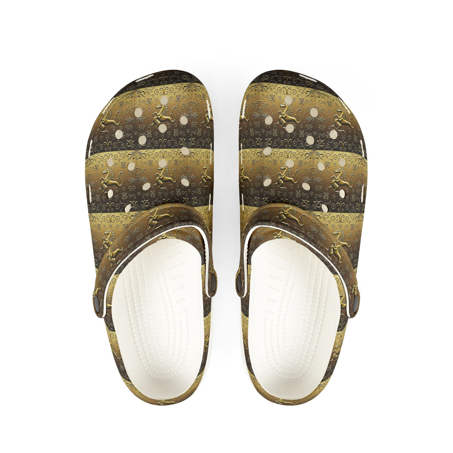 EVA Foam Rubber Shoes, (AOP), Aquarius, Zodiac v3, Pattern