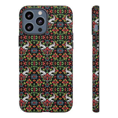 Tough Cases, Taurus, Zodiac v2, Flower Pattern