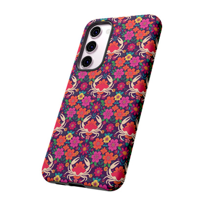 Tough Cases, Cancer, Zodiac v1, Flower Pattern