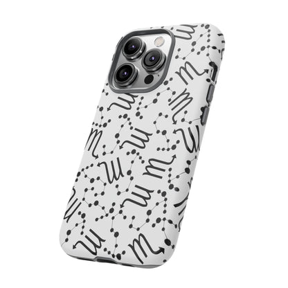 Tough Cases with the Scorpio Zodiac sign for iPhone, Samsung Galaxy, and Google Pixel devices