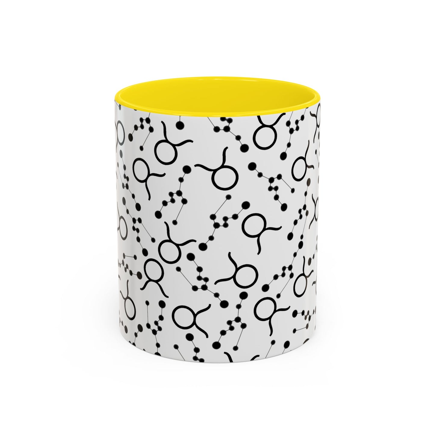 Accent Coffee Mug with the Taurus Zodiac sign (11, 15oz)