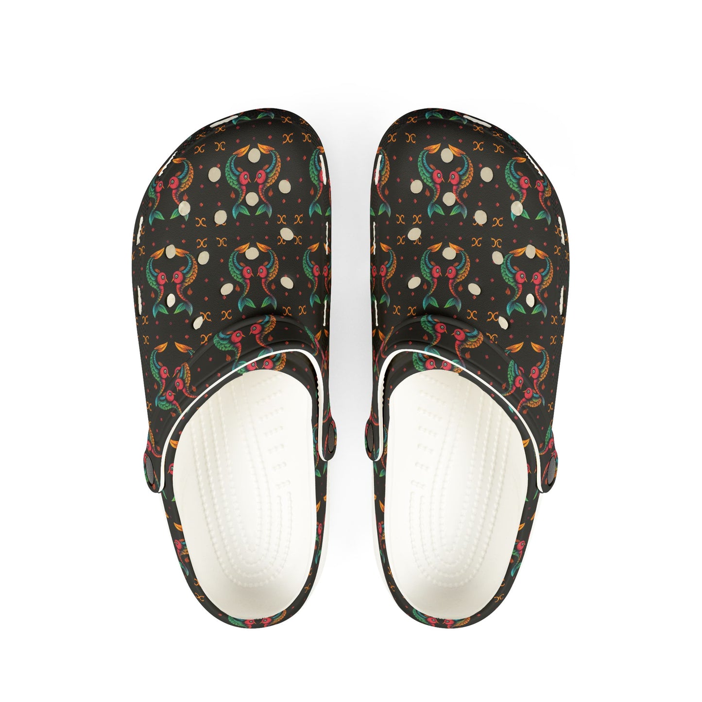 EVA Foam Rubber Shoes, (AOP), Pisces, Zodiac v3, Pattern