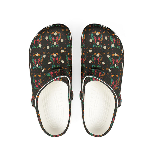 EVA Foam Rubber Shoes, (AOP), Pisces, Zodiac v3, Pattern