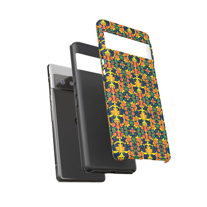 Tough Cases, Libra, Zodiac v3, Flower Pattern