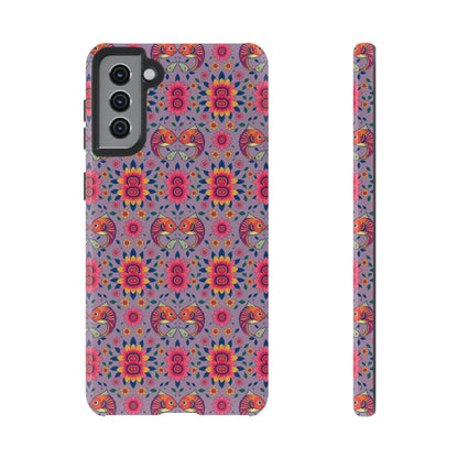 Tough Cases, Pisces, Zodiac v3, Flower Pattern