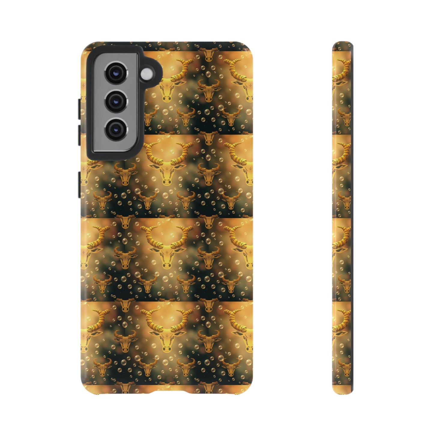 Tough Cases, Taurus, Zodiac v1, Bubble Pattern