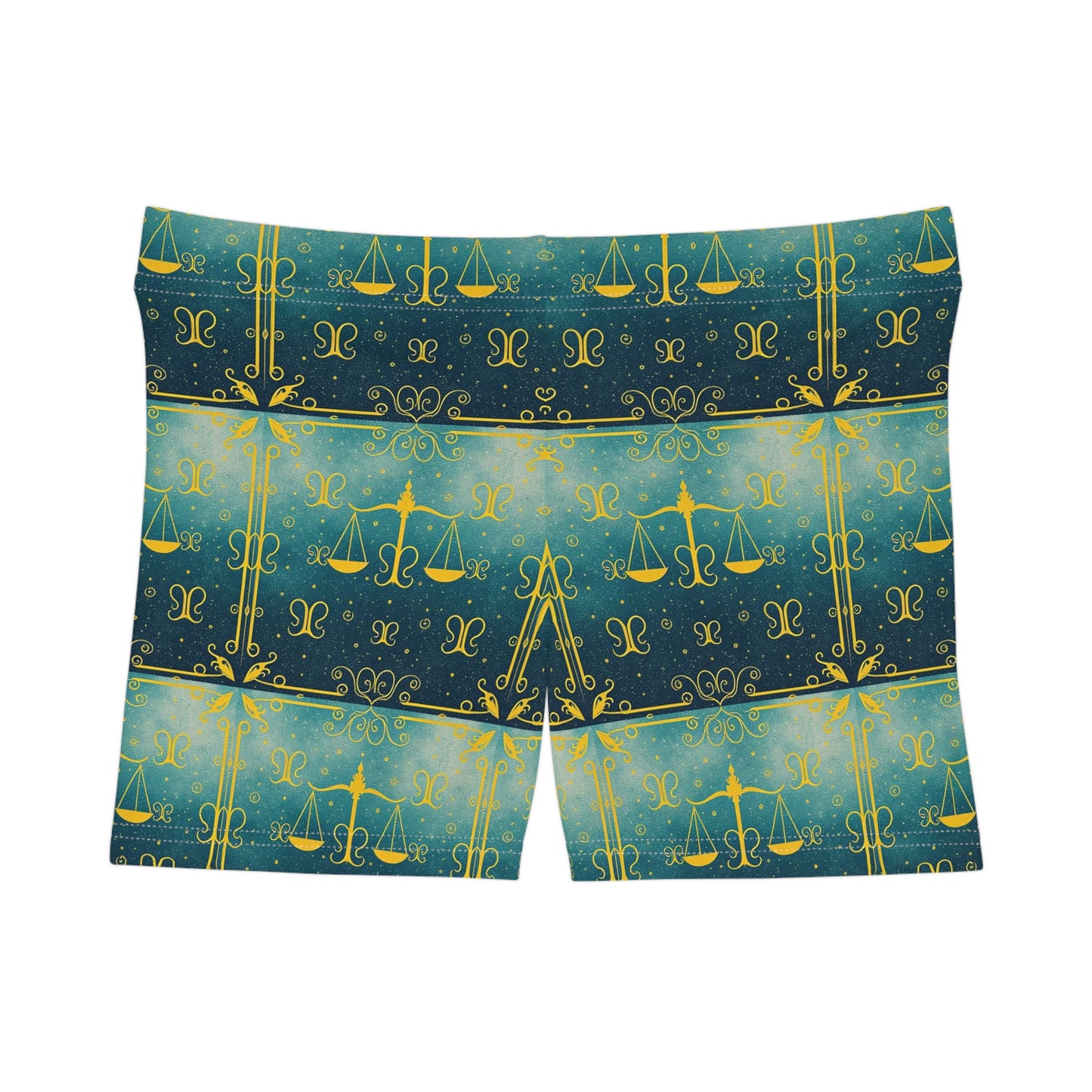 Women's Shorts, AOP, Libra, Zodiac v1, Pattern