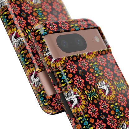 Tough Cases, Sagittarius, Zodiac v2, Flower Pattern