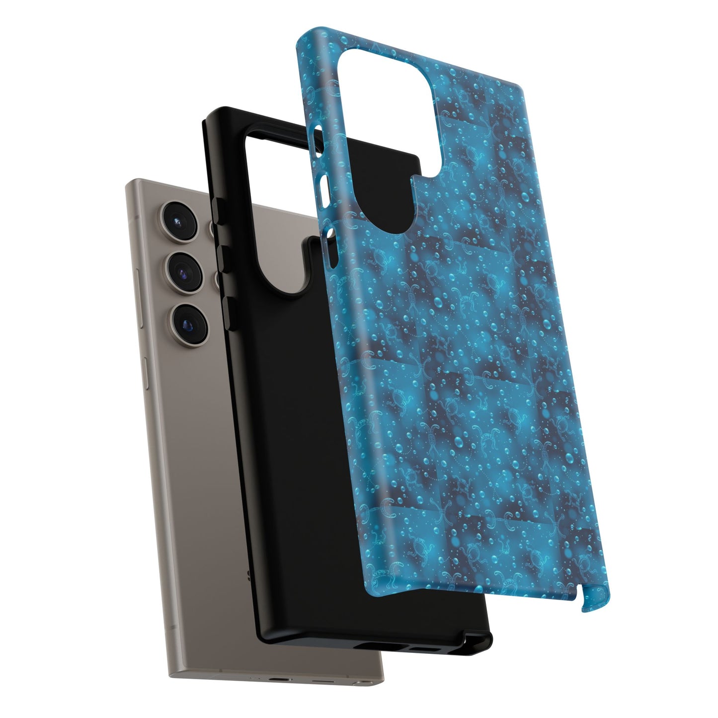Tough Cases, Aquarius, Zodiac v3, Bubble Pattern