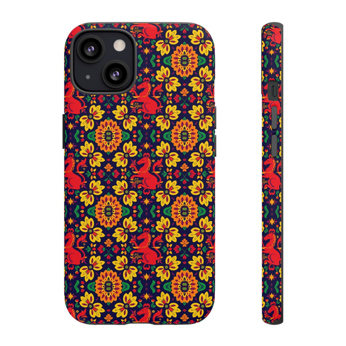 Tough Cases, Virgo, Zodiac v2, Flower Pattern