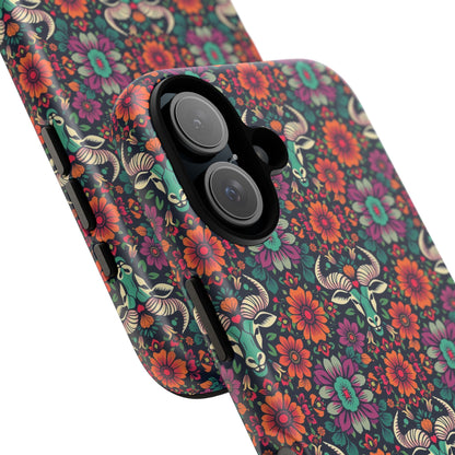 Tough Cases, Taurus, Zodiac v4, Flower Pattern