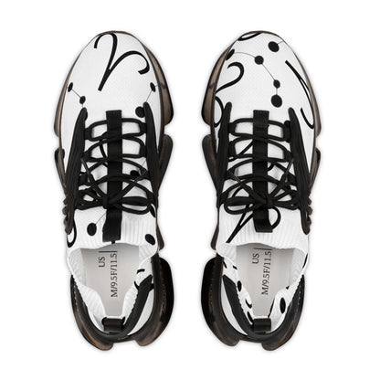 Men's Mesh Sneakers, Aries Zodiac Sign, all over print