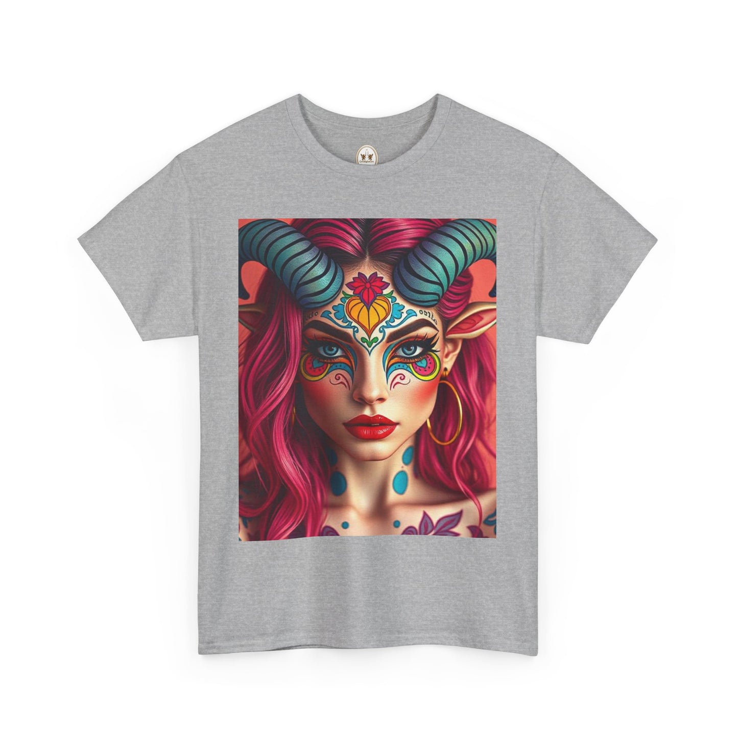 Unisex Heavy Cotton T-Shirt, Taurus, Zodiac, Sexy Art